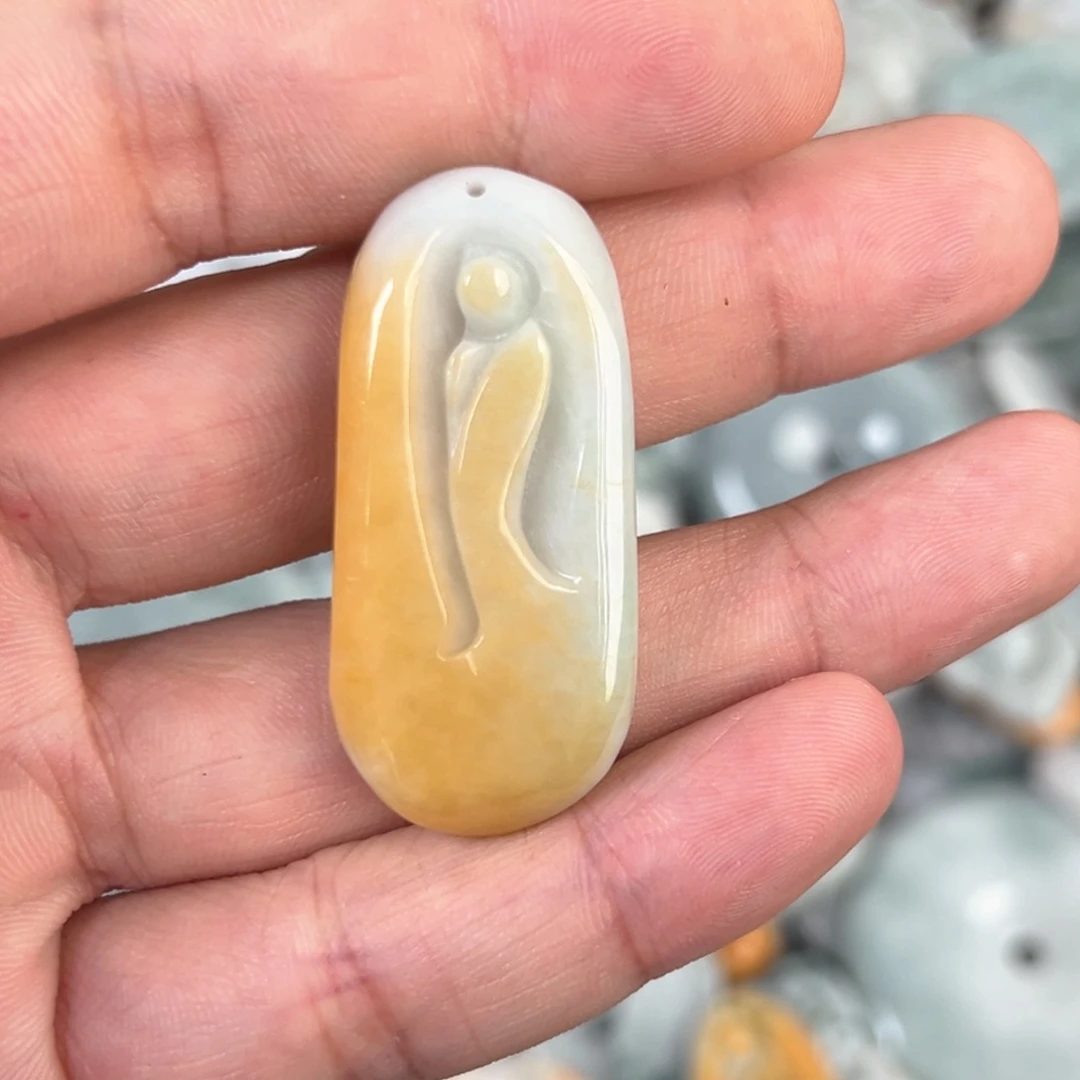 翡翠未镶嵌颈饰多样性发其一 天然A货翡翠0017