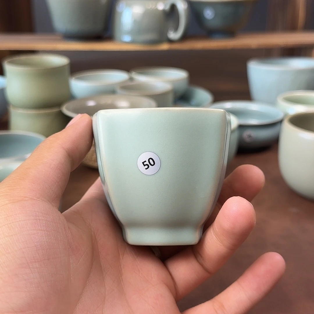 其他微微瑕仿古四方杯50好