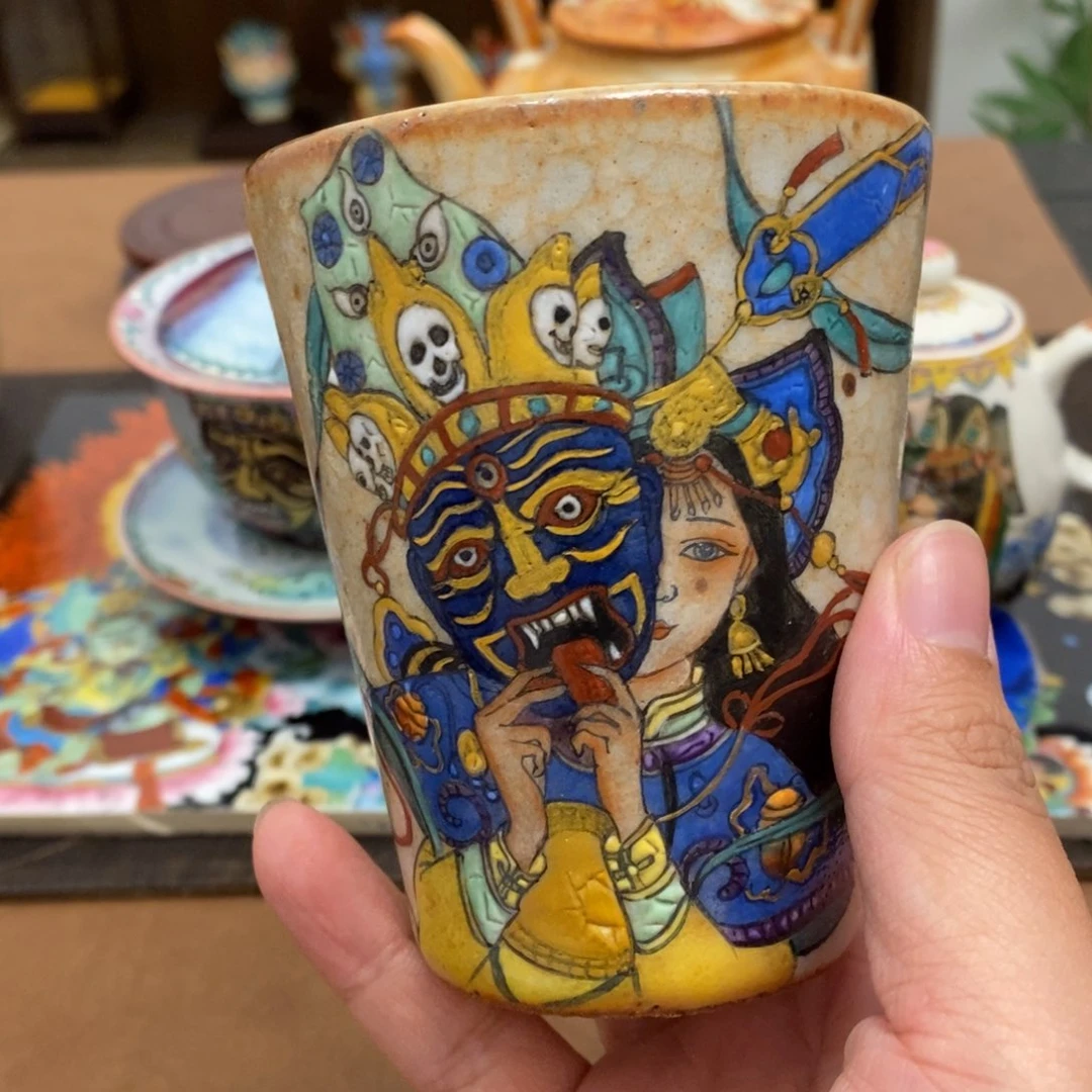 长****手工手绘扎吉拉姆茶杯