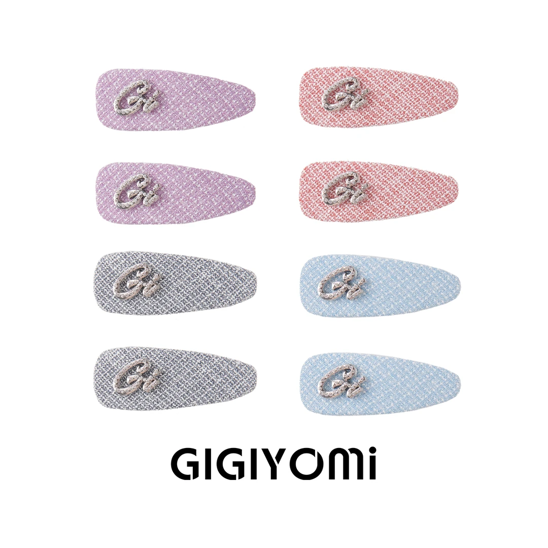 GIGIYOMi韩国原创设计多色带钻百搭时尚bb夹刘海小夹子