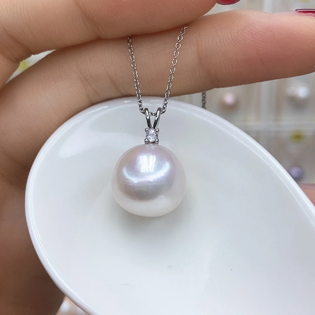 颈饰合金淡水珍珠