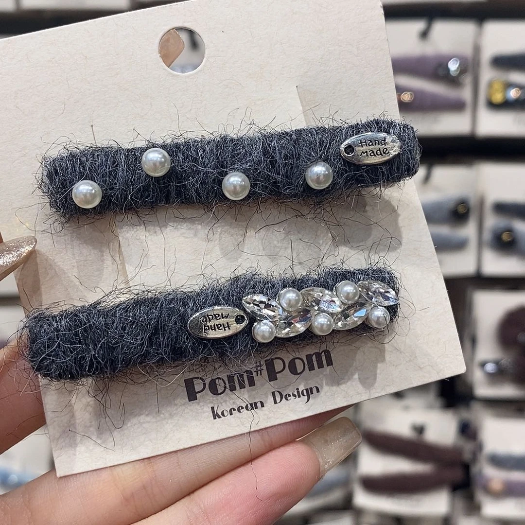 布艺铁合金鸭嘴夹