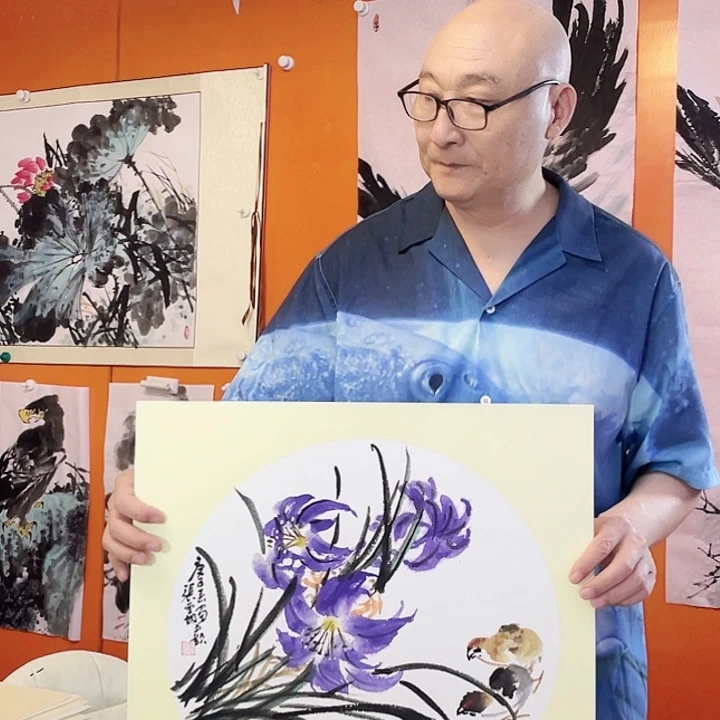 国画张圣敏先生纯手绘作品