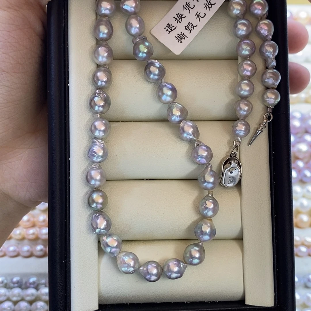 颈饰海水珍珠银S925镶嵌