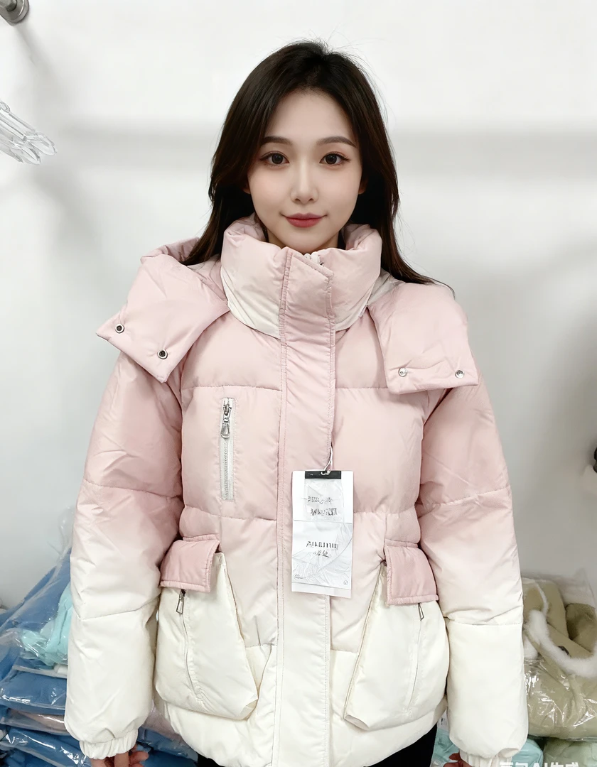 宽松型羽绒服可爱风女少女风女士运动秋冬百搭s119