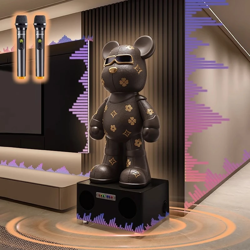 暴力熊客厅摆件音响家用电视柜旁存钱罐特大号上档次乔迁礼物高档