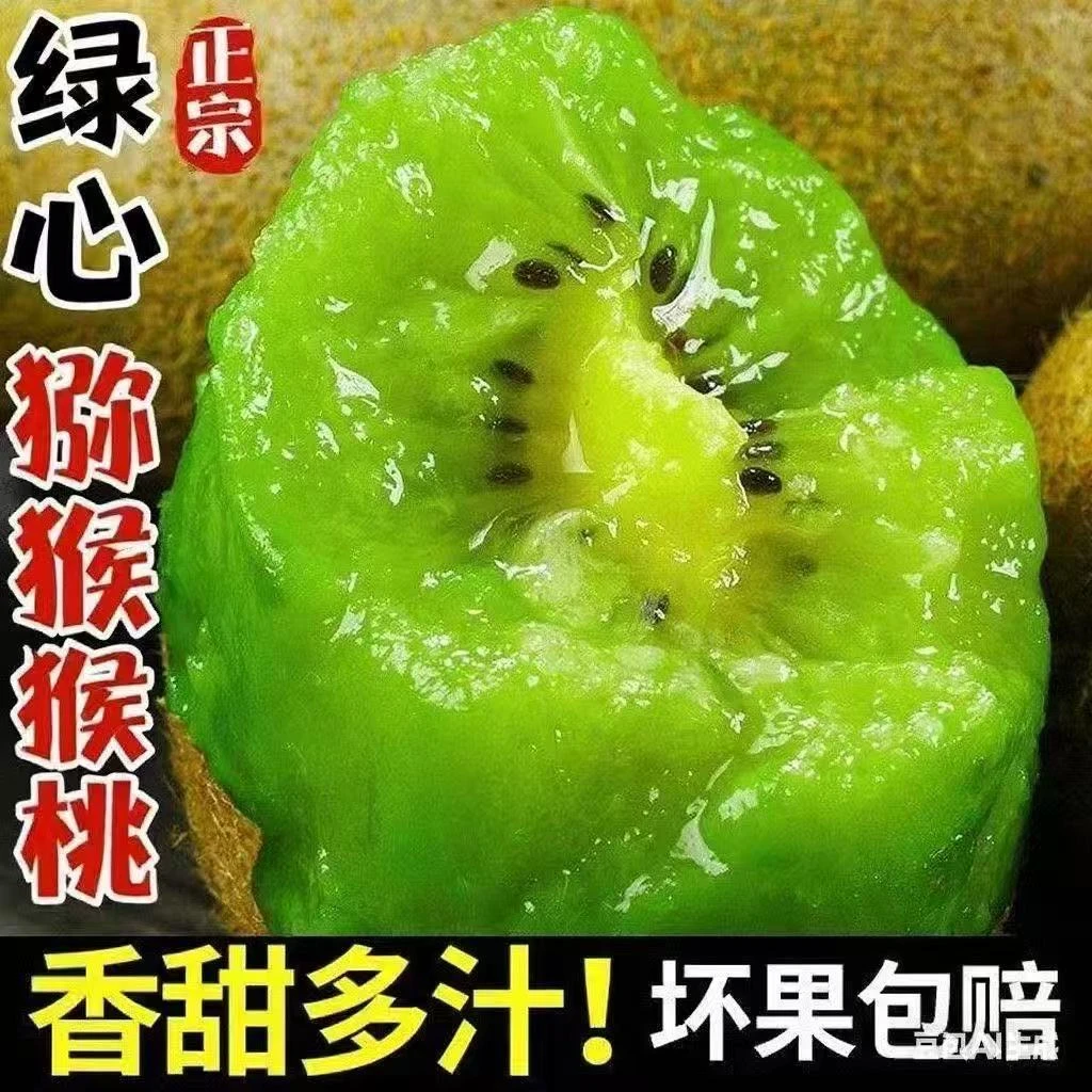 陕西眉县正宗徐香绿心猕猴桃新鲜应季水果香甜多汁大果