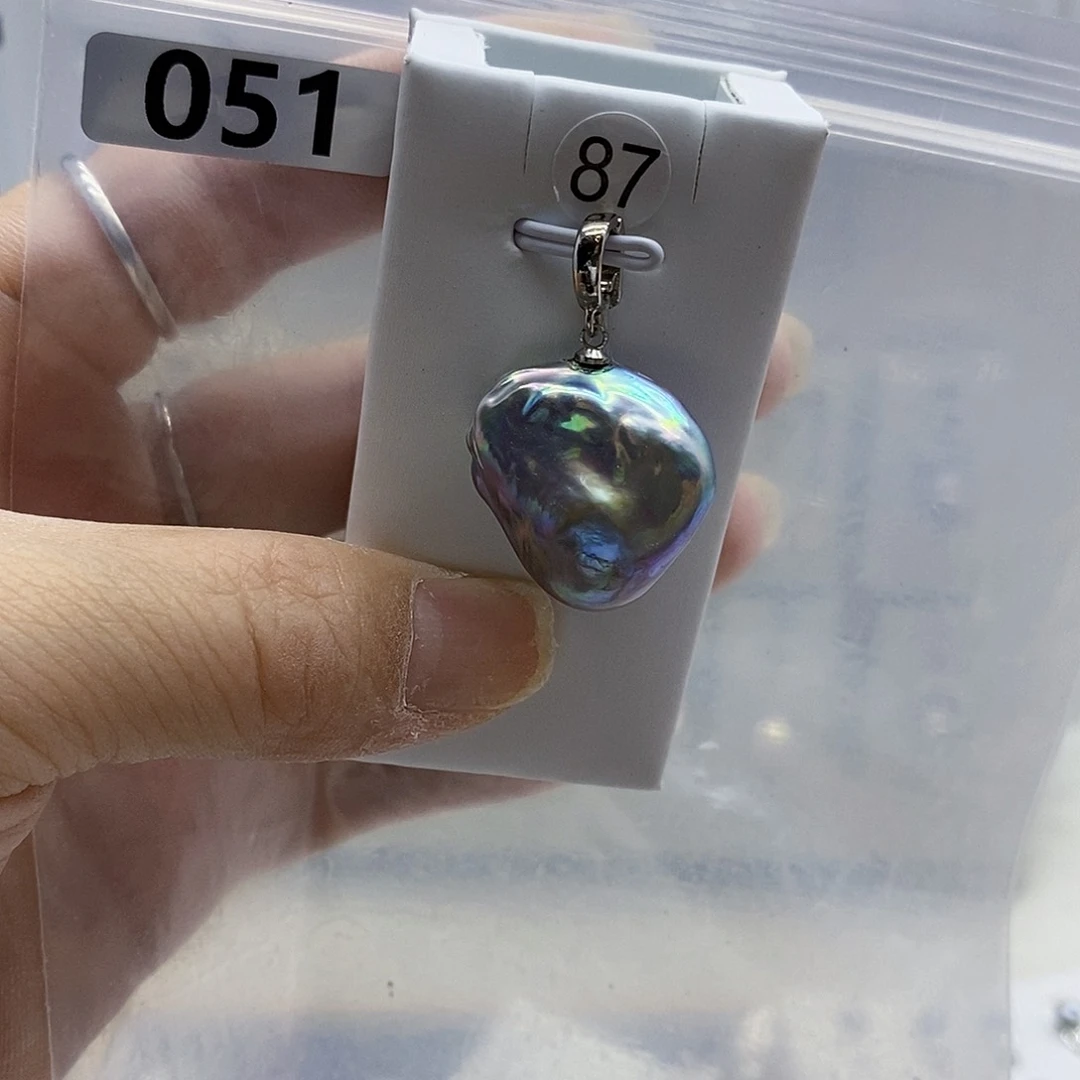 颈饰合金淡水珍珠