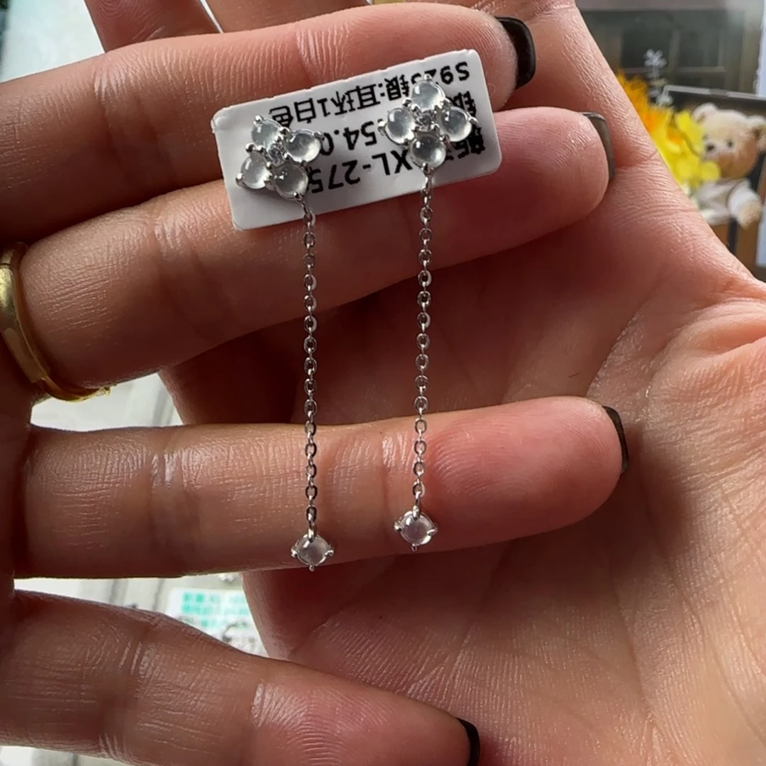 翡翠银S925镶嵌戒指