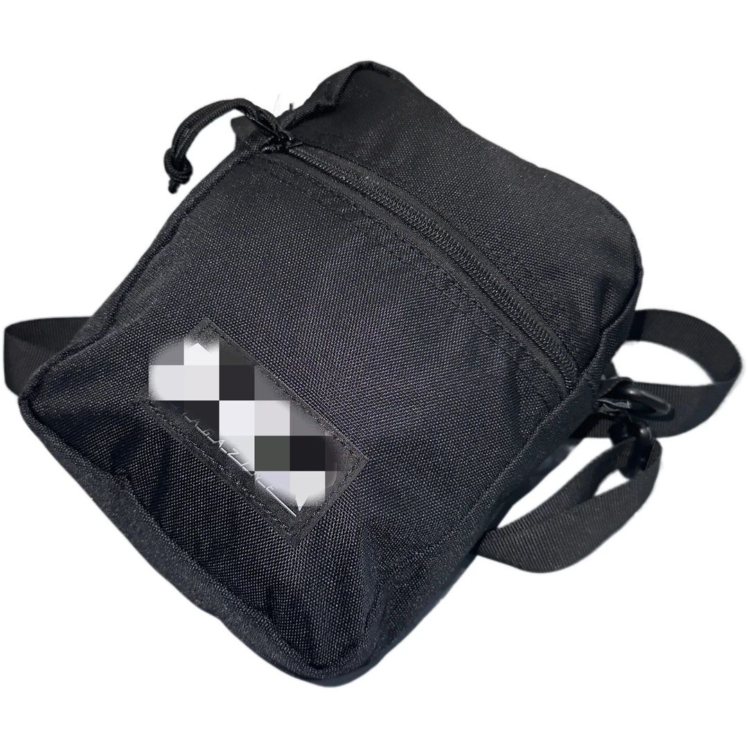 火焰牌斜挎简约拼色美式街头小包