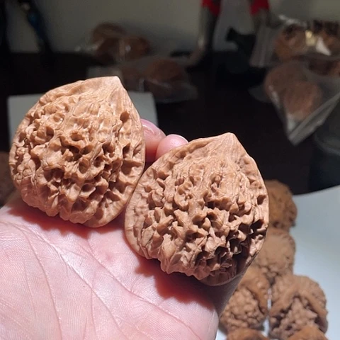 文玩核桃把件官帽