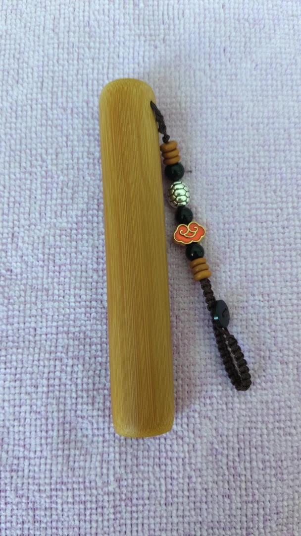 创意实心竹挂件可盘玩