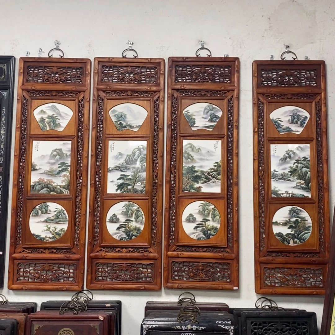 瓷片120*38*4 景德镇瓷板画柴窑烧制