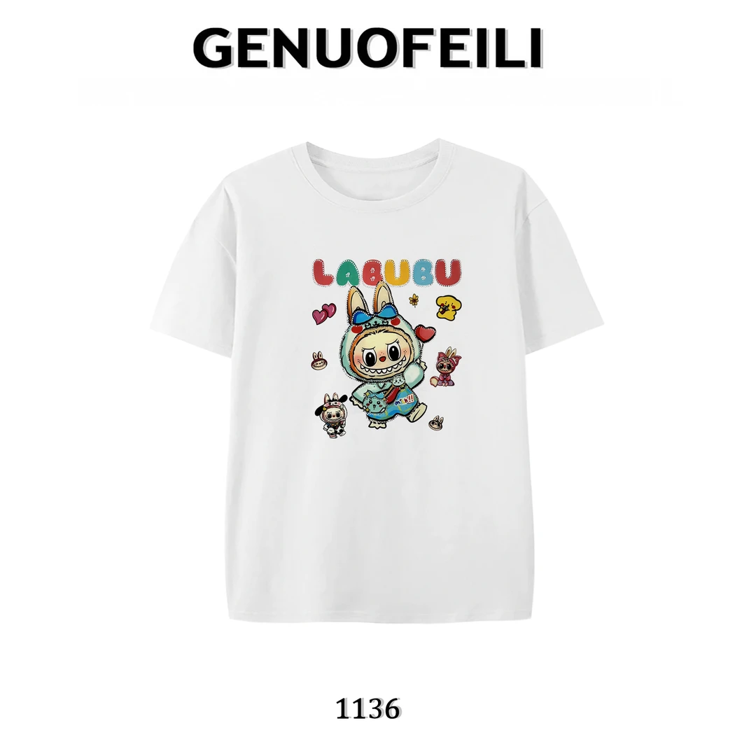 歌诺菲俪2025新款时尚气质高级休闲拉布布烫钻T1136