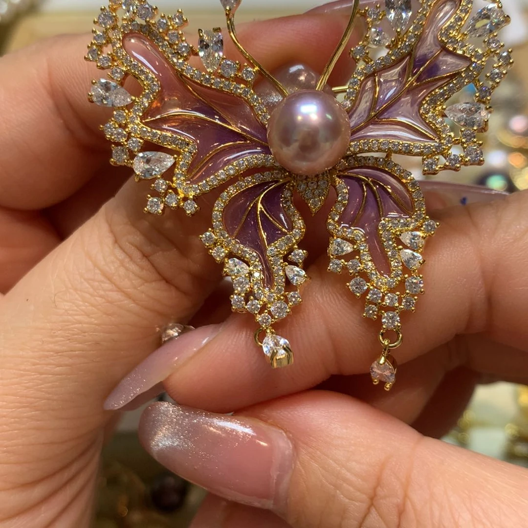 淡水珍珠胸饰未镶嵌