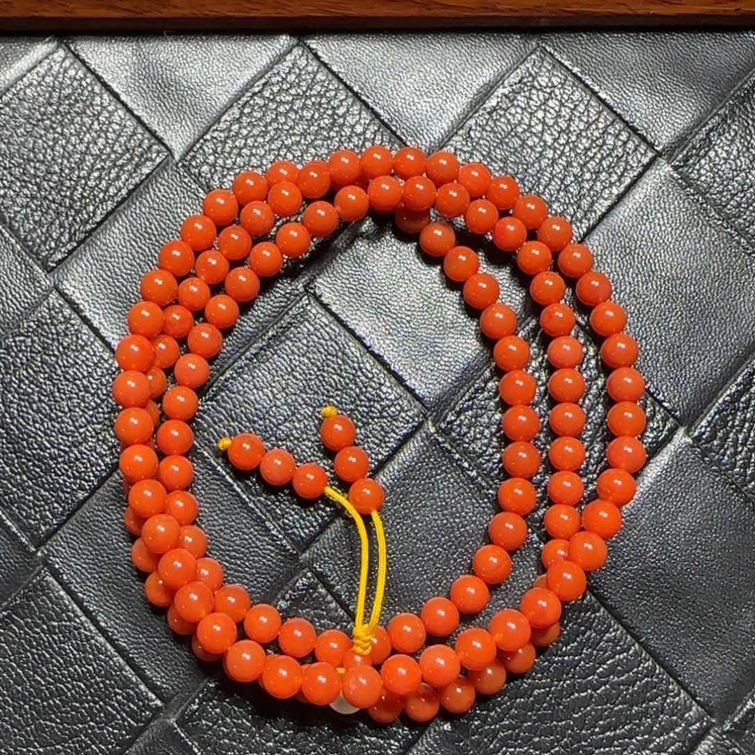 南红玛瑙未镶嵌多圈手串