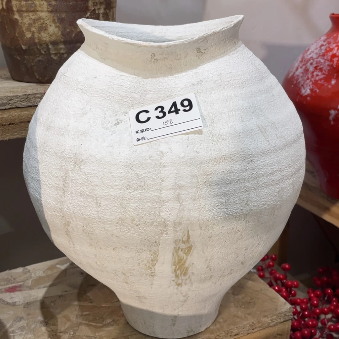 花瓶白泥景德镇陶瓷艺术博物