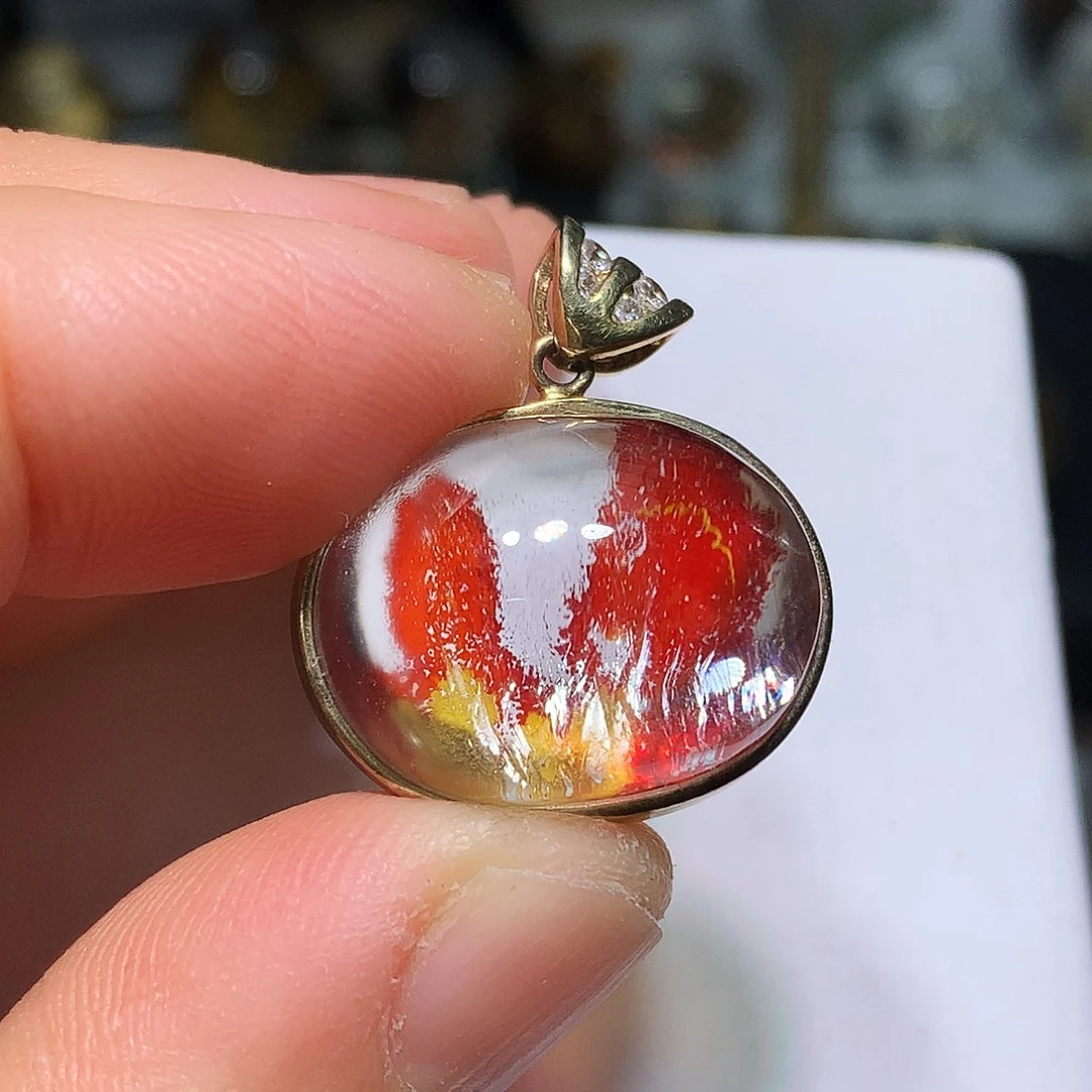 水晶银S925镀金镶嵌珠宝半成品定制款