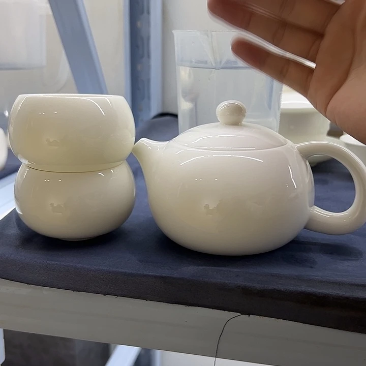 陶德化白瓷300毫升大壶