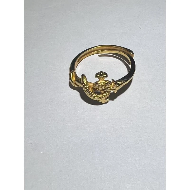 铜合金戒指 铜合金戒指 权杖灵蛇戒指 SJ0011