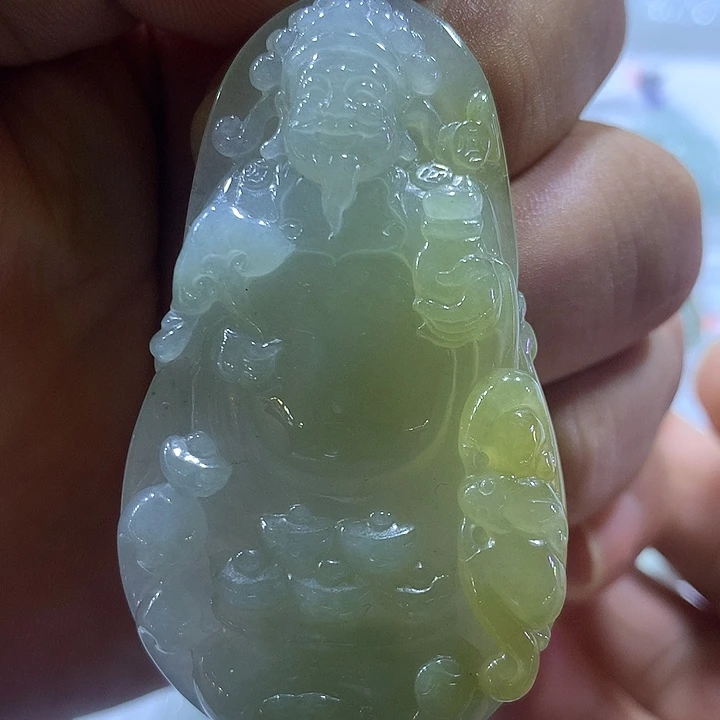 翡翠未镶嵌颈饰天然翡翠A货吊坠