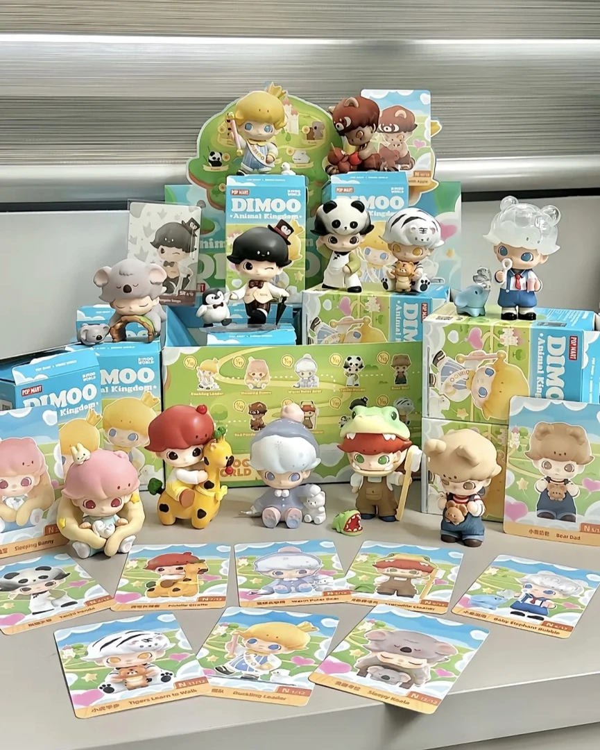 【国版拆二】{大丸子潮玩}高质量动物王国手办桌面摆件