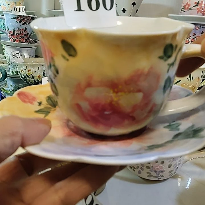 杯子瓷景德镇陶瓷釉下彩咖啡杯