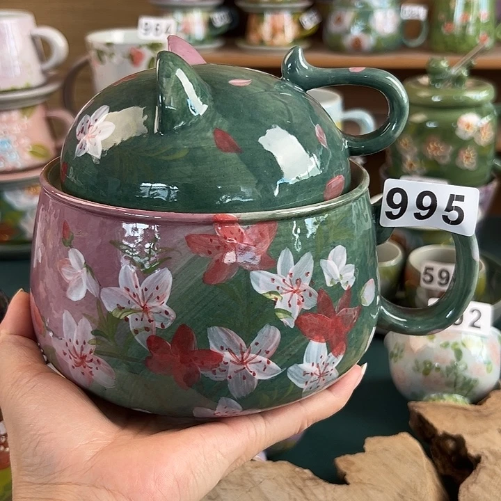 芬***2景德镇陶瓷手绘995微瑕