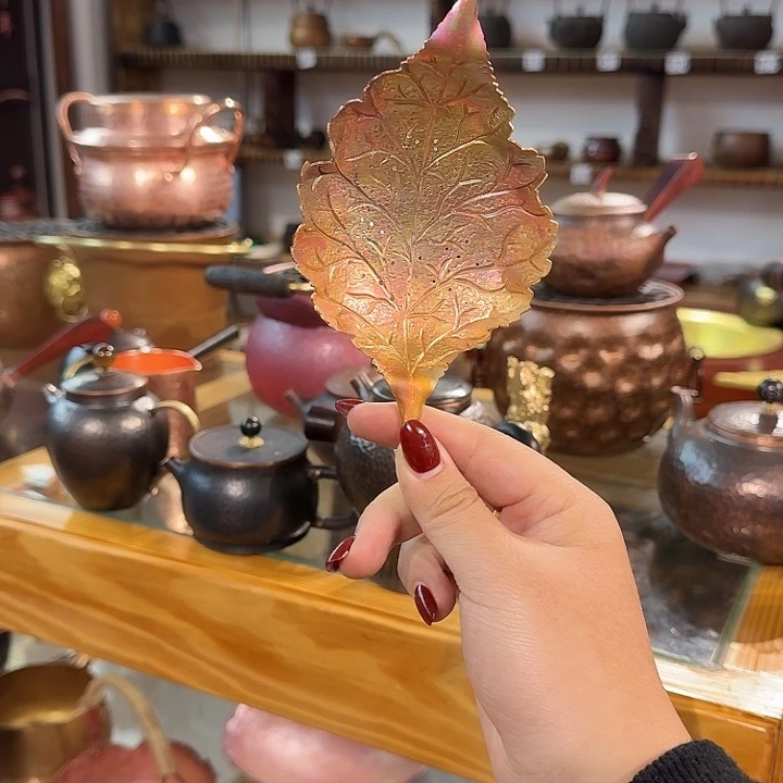 紫铜手工制作茶漏