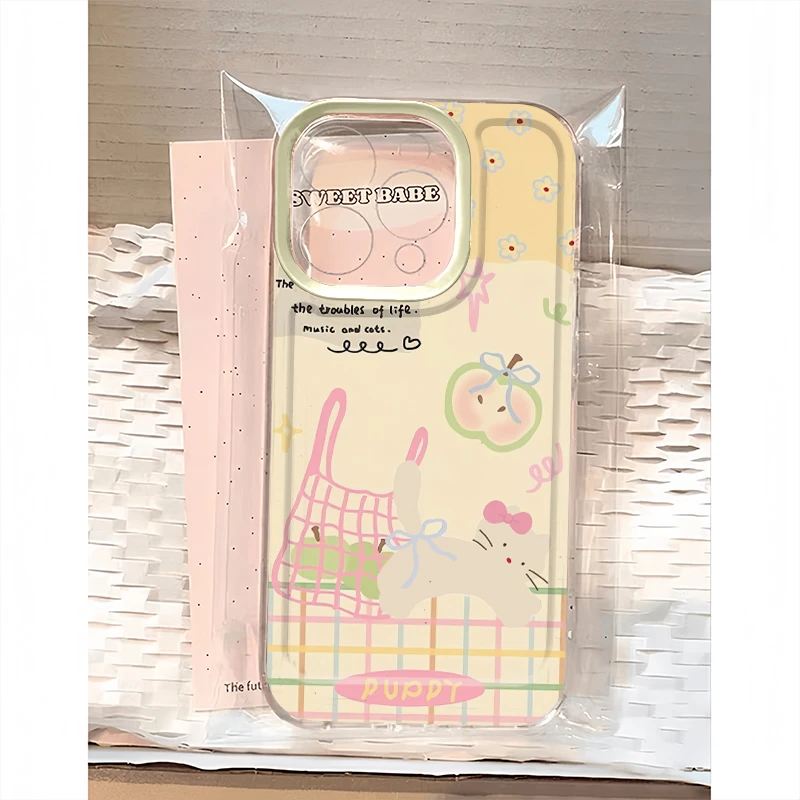 BANCA涂鸦小猫适用iphone16/15pro手机壳苹果14华为vivo小米oppo