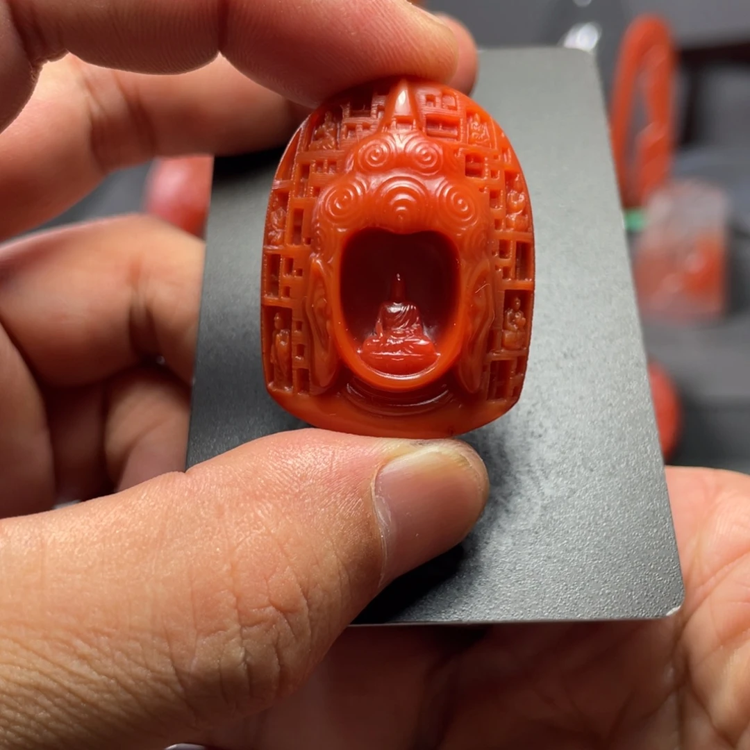 南红玛瑙未镶嵌挂件