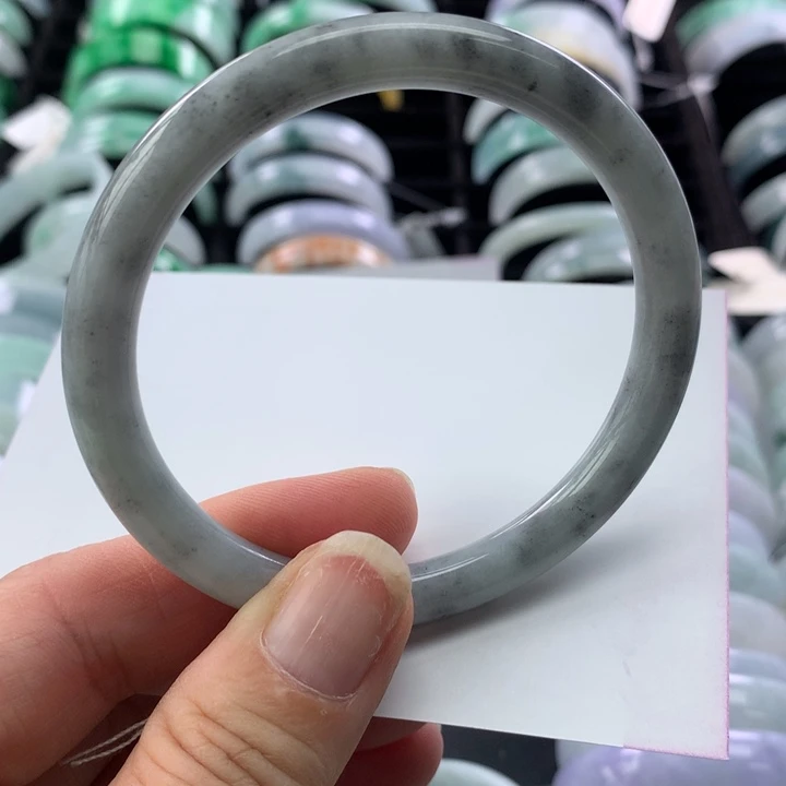 幸***样翡翠未镶嵌手镯111111