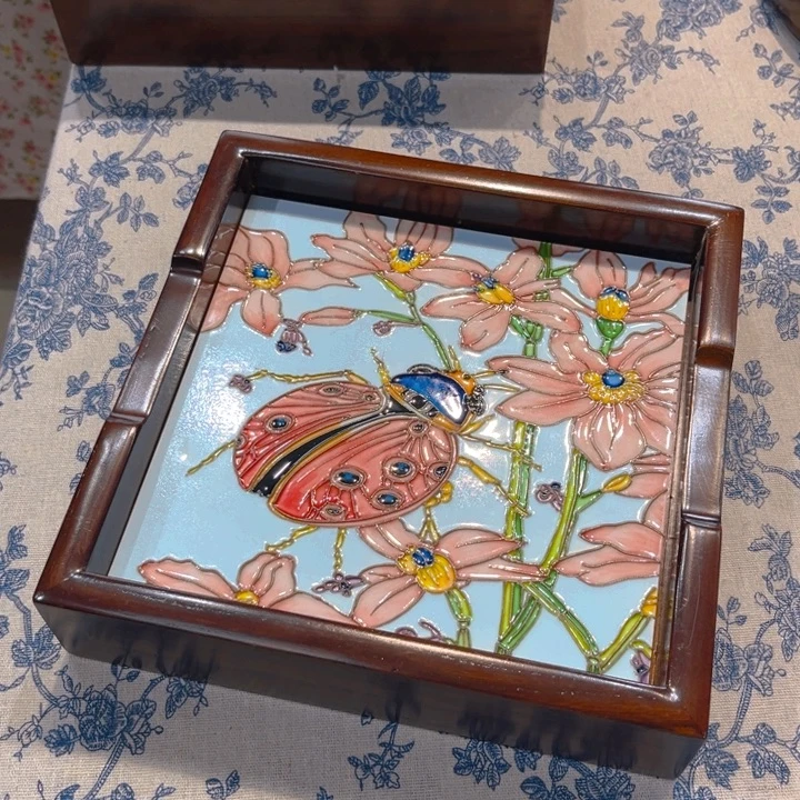 一体款瓷板画艺术作品