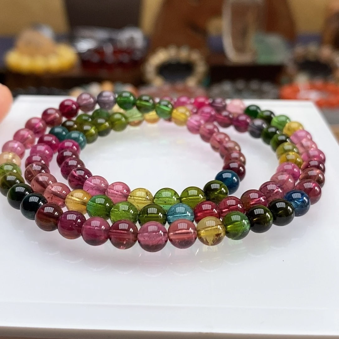 未镶嵌手链碧玺手链