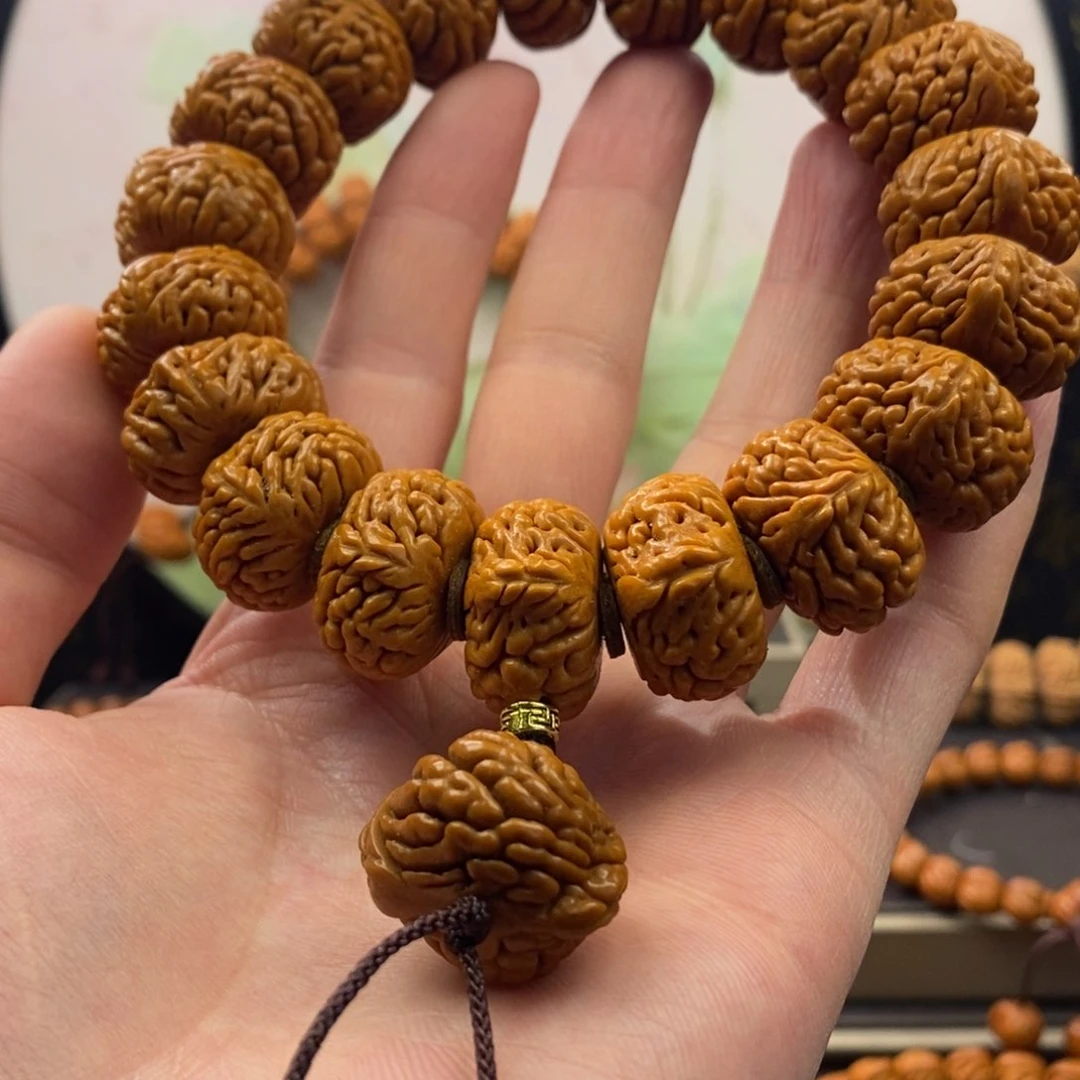 桃核手串23麒麟手持