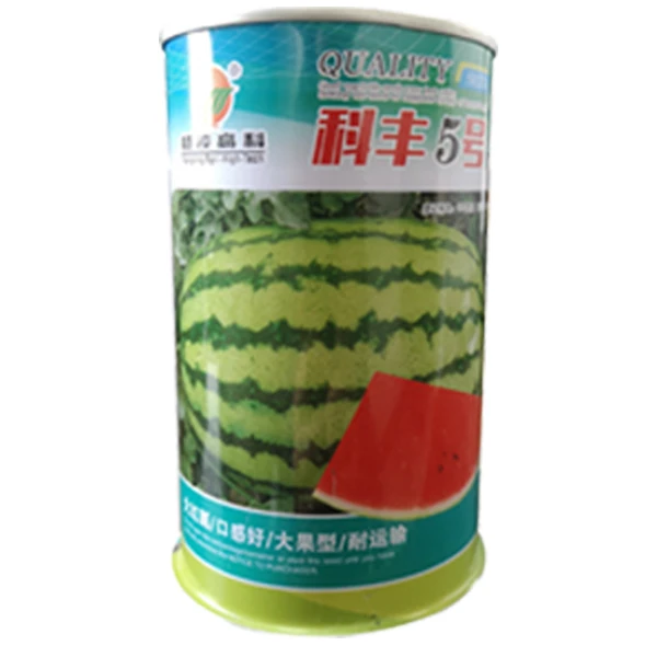 杨凌高科西瓜种子科丰五号罐装大红瓤双红瓤西瓜种子