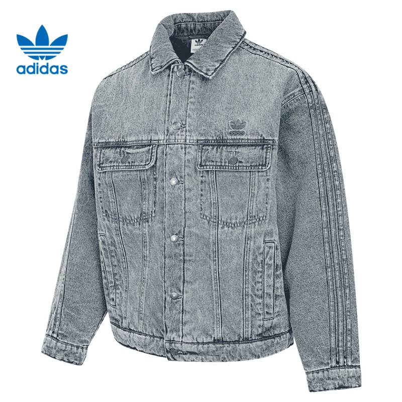 adidas阿迪达斯【太】三叶草男子运动休闲棉服外套JY0202