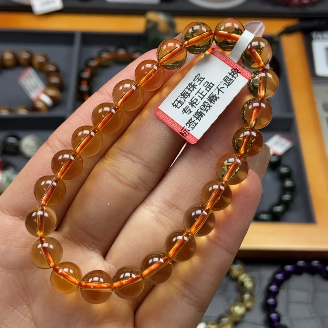 水晶黄水晶手串未镶嵌各*_8.8mm