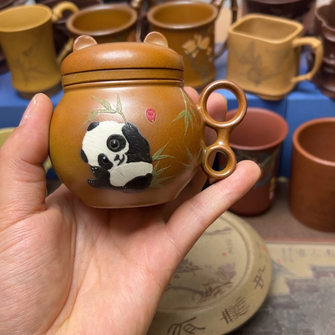 紫砂茶杯紫砂主人杯150cc
