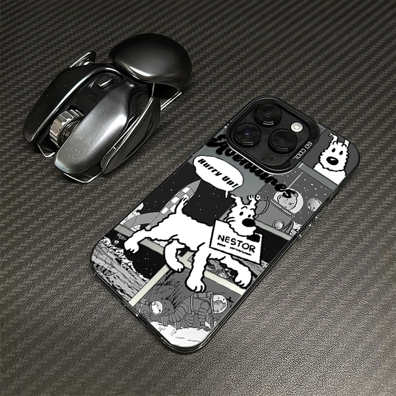 丁丁狗适用苹果17手机壳iphone16套15promax卡通14/13创意12网红