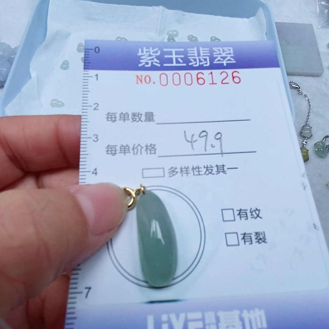 颈饰未镶嵌翡翠冰透随行