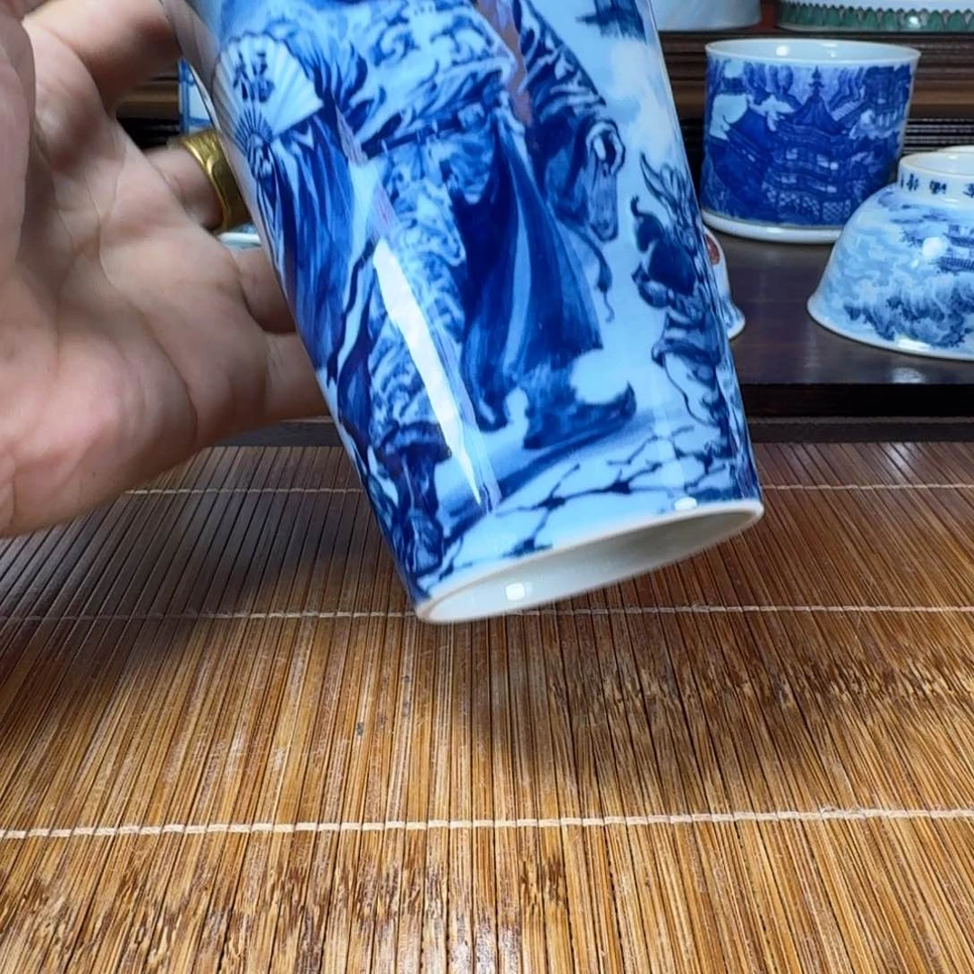 玄***風瓷片当代景德镇陶瓷手绘茶具