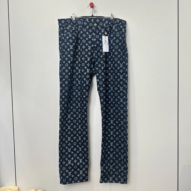 99新 LouisVuitton/路易威登 满印长裤 尺码：38 11661