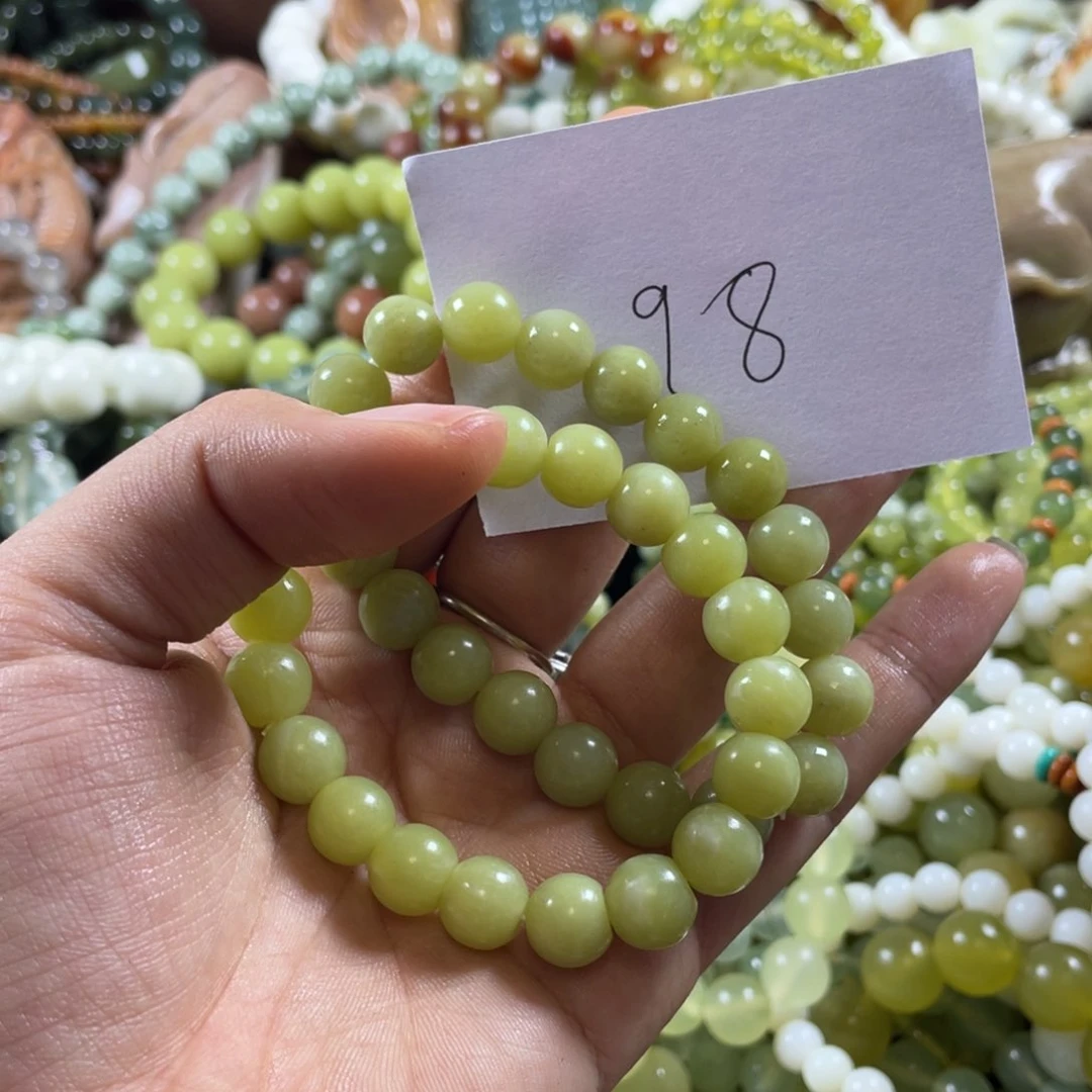 未镶嵌蛇纹石玉手串