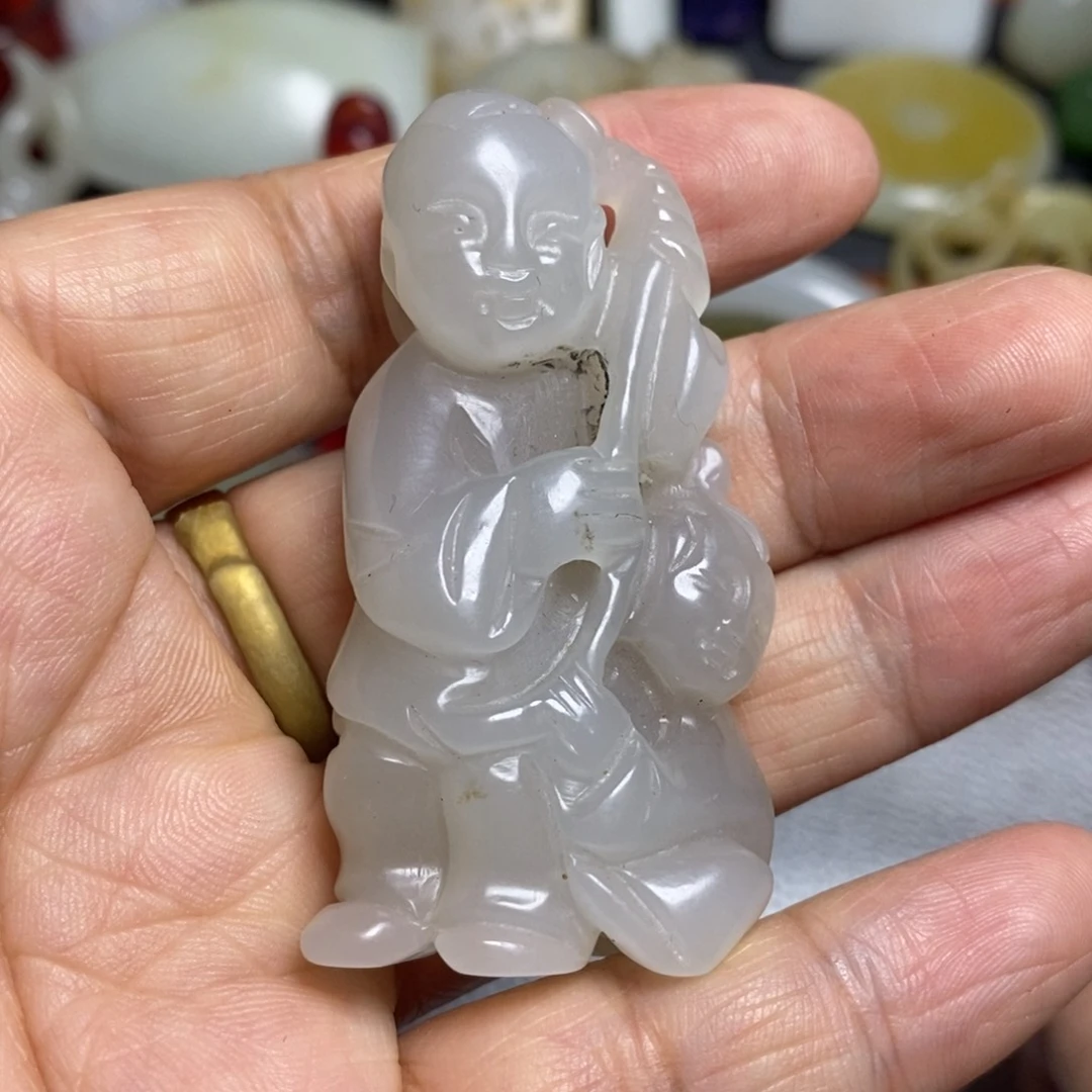 和田玉（糖玉）未镶嵌颈饰