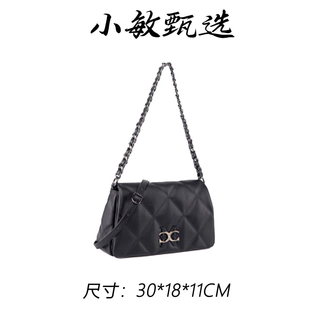 【小敏精选】渠道货QYX-6025-黑色春夏单时尚单肩女包