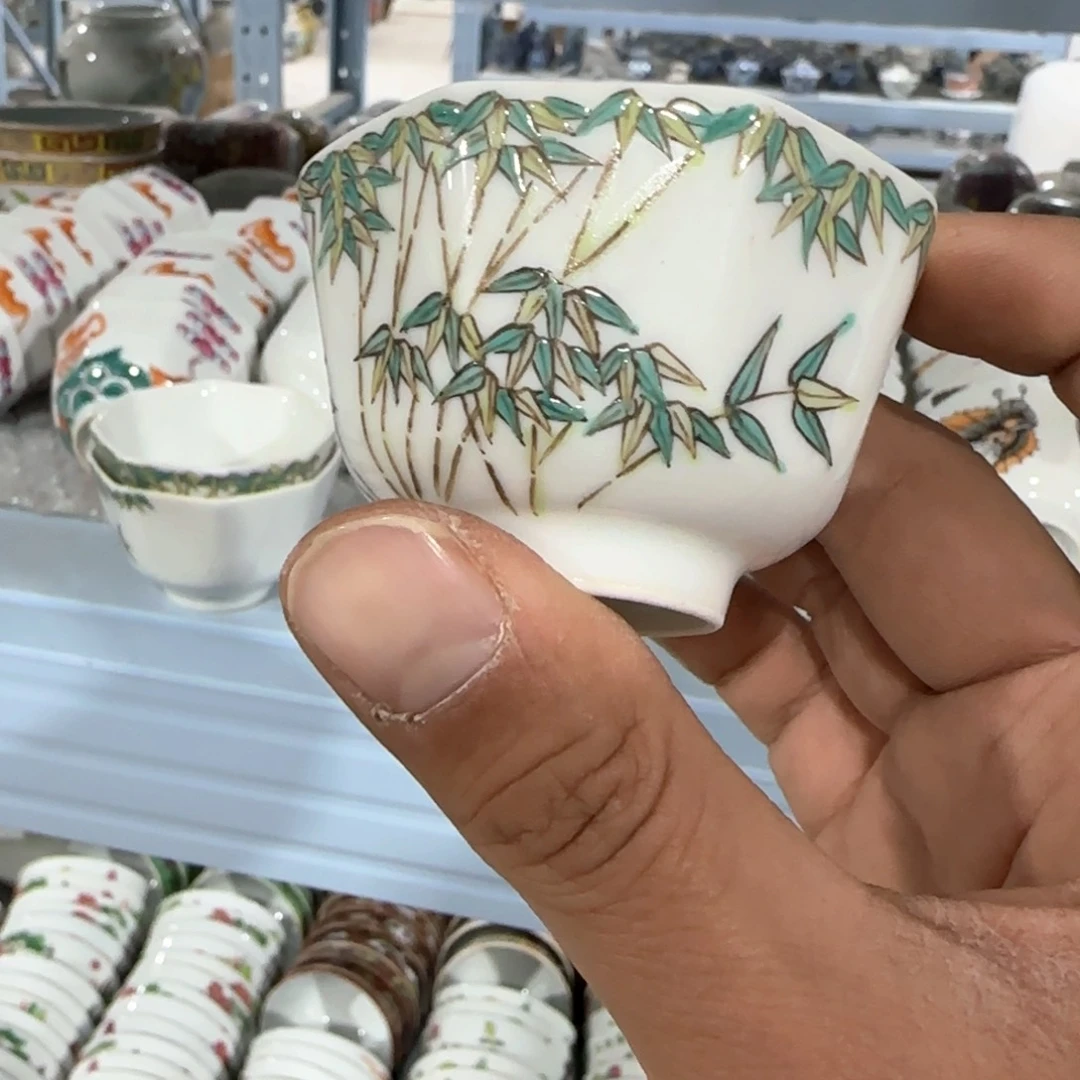 瓷片摆件手绘瓷器全部处理了吧