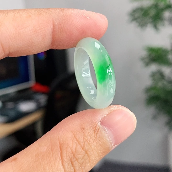 翡翠未镶嵌戒指15号