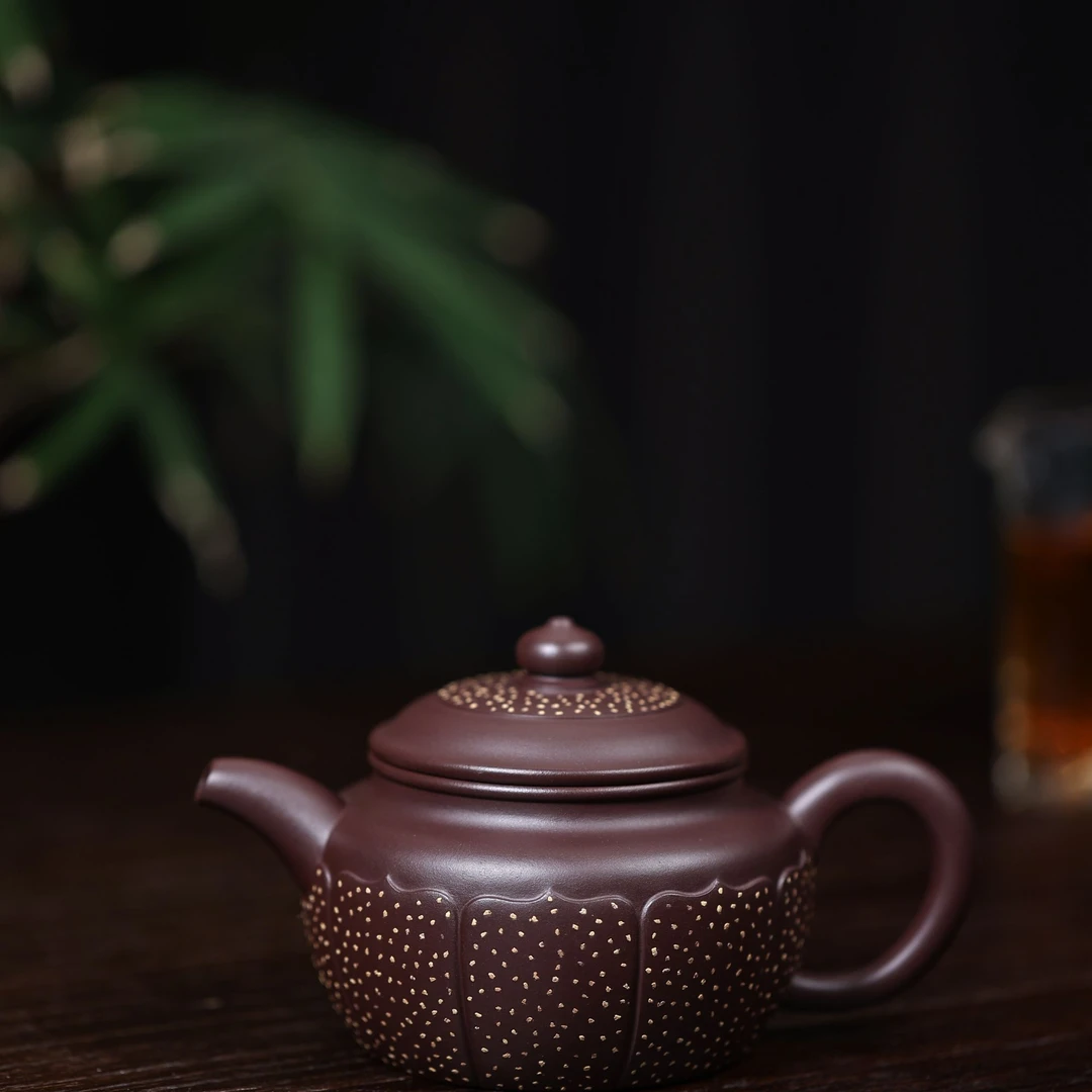 原矿紫泥 金玉满堂壶