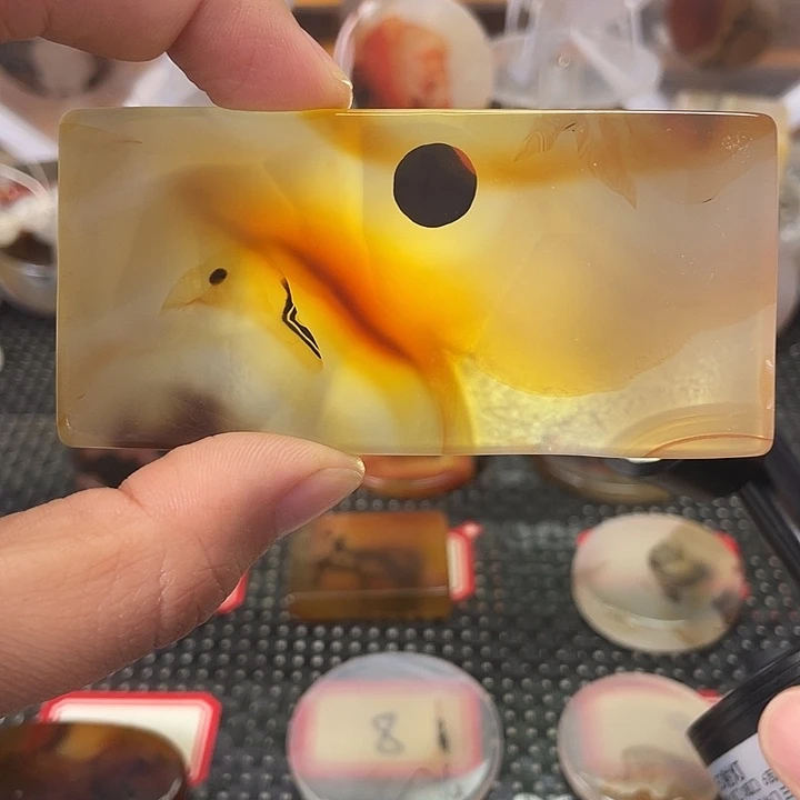玛瑙/玉髓合金颈饰